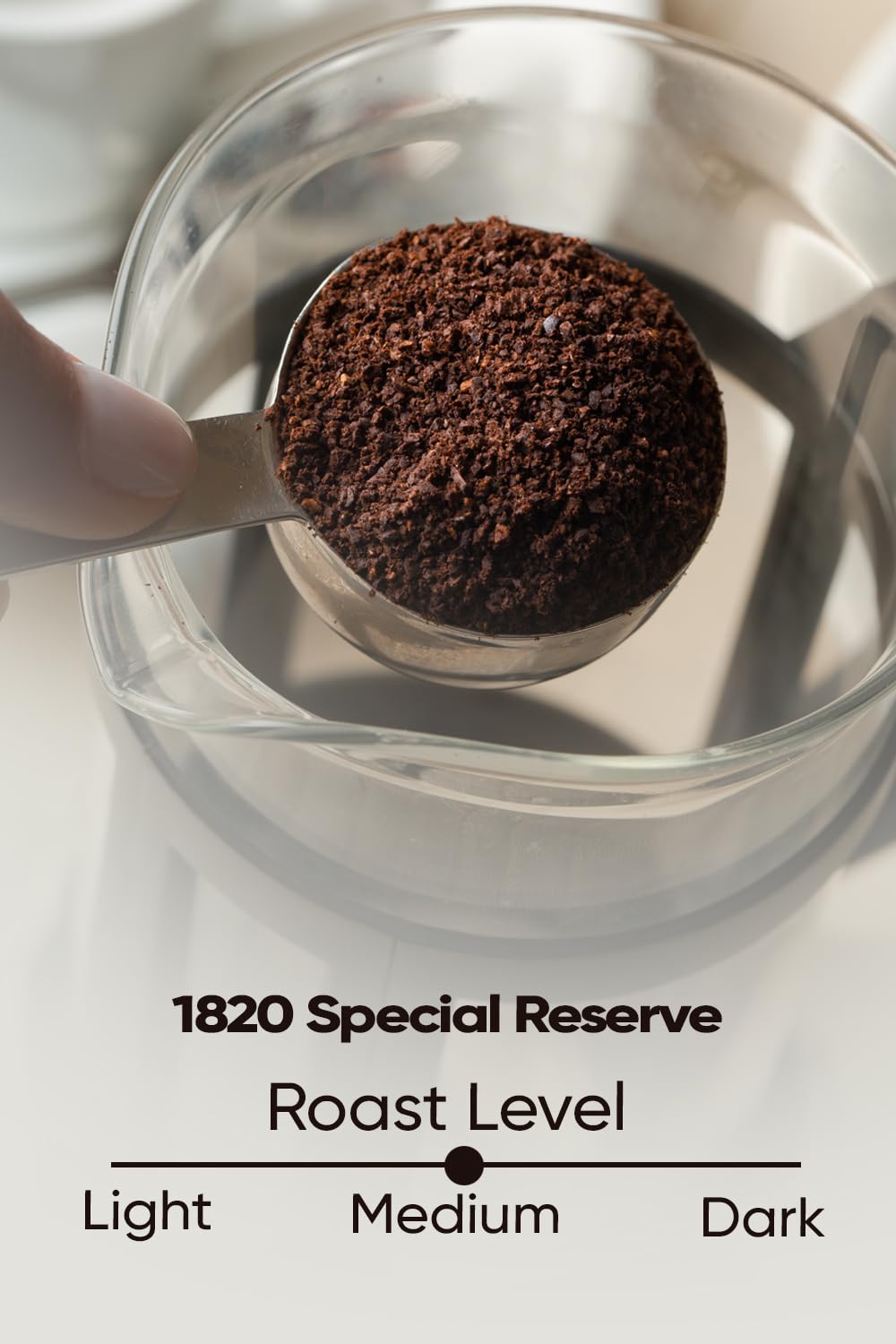 Café 1820 High Altitude Blend, Special Reserve Ground Coffee, 100% Arabica, Medium Roast 12 oz (2 Pack)