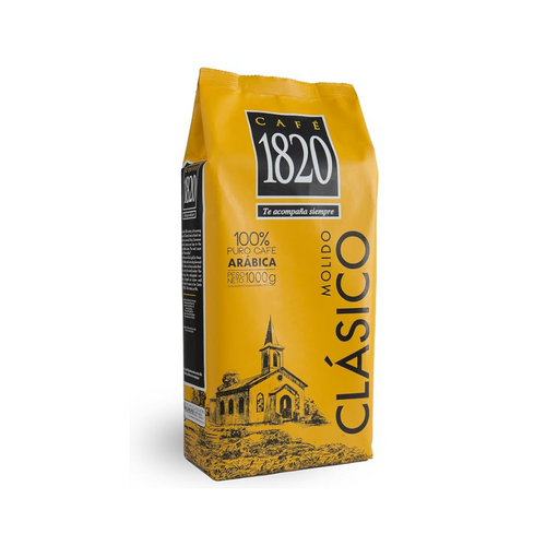 Café 1820 High Altitude Blend, Classic Ground Coffee, 100% Arabica, Dark Roast, 32 oz